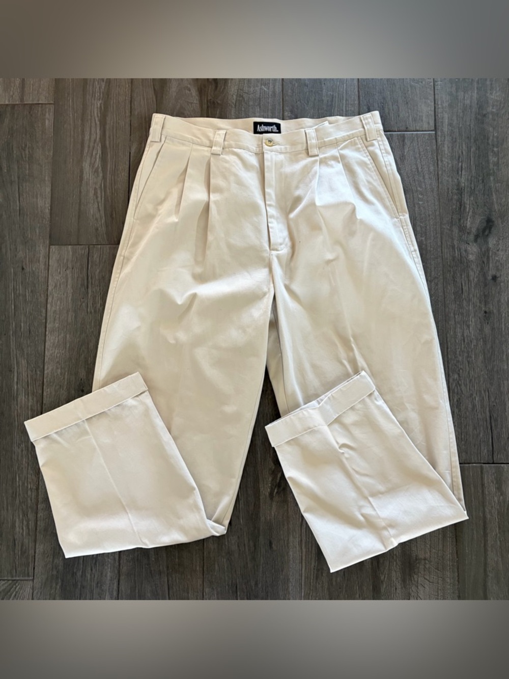 Ashworth Men's Pleated Dress Golf Pants